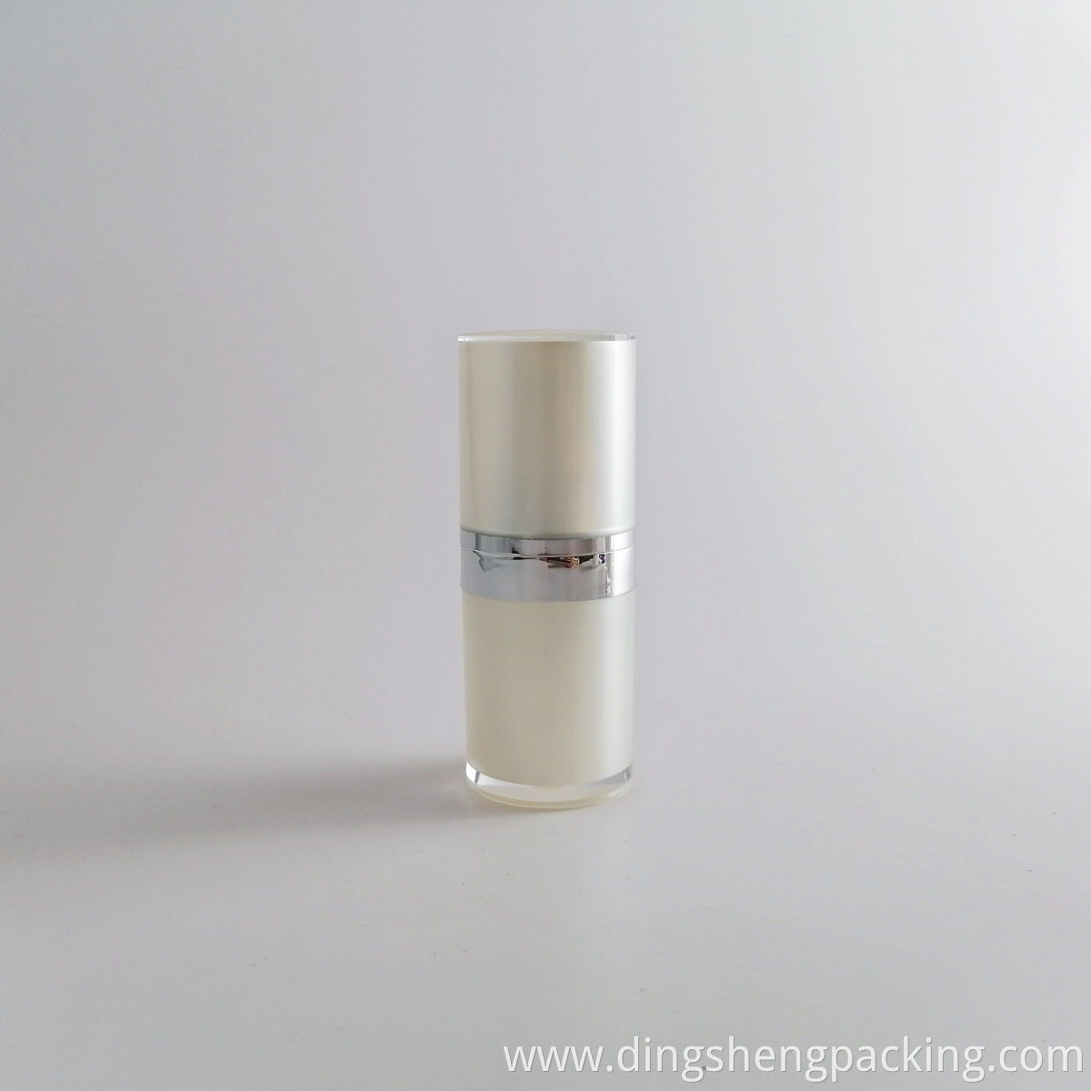 Wholesale cosmetic serum container 15ml 50ml acrylic lotion pump bottle